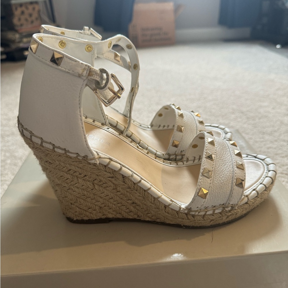 Marc Fisher Studded Wedges